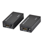 Pack d'extension HDMI Ewent sur câble UTP – jusqu'à 60 mètres – Résolution 1080p avec câble Cat6 – Noir