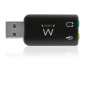 Adaptateur audio USB Ewent EW3751 - 2 connecteurs 3,5 mm pour microphone et haut-parleurs - Son 5.1 - Noir