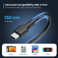 Chargeur USB Type-C Ewent pour ordinateur portable - Puissance maximale : 65 W - Longueur du câble : 300 cm - Noir