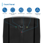 Onduleur interactif Ewent 1300 VA/720 W - 3 prises Schuko - Câble d'alimentation - Fonction AVR - Notifications sonores et LED -