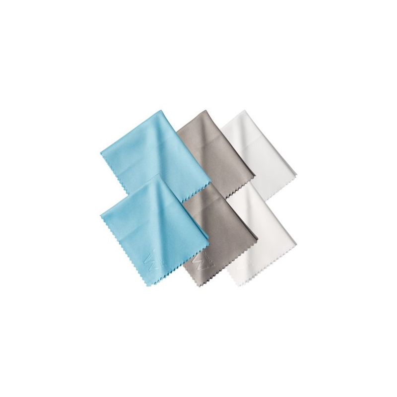 Kit de 6 chiffons en microfibre Ewent - 15 x 18 cm