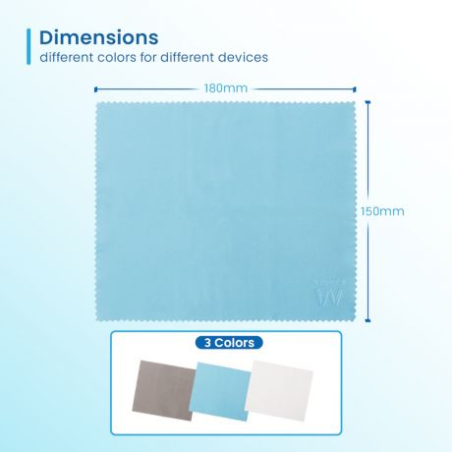 Kit de 6 chiffons en microfibre Ewent - 15 x 18 cm