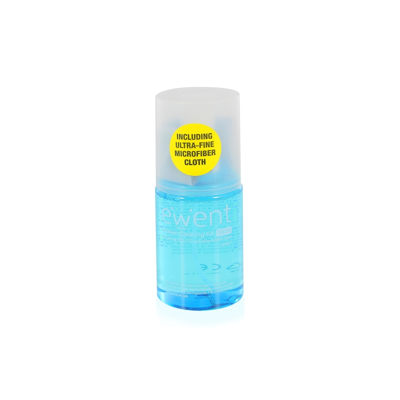 Kit de nettoyage universel Ewent Spray 200 ml + Chiffon 20 x 20 cm