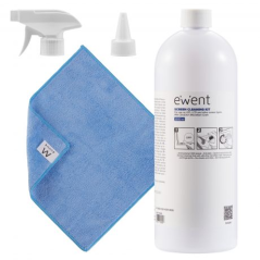 Kit de nettoyage d'écran Ewent 1000 ml + chiffon en microfibre