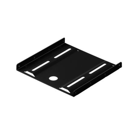 Adaptateur de montage Ewent pour disque dur/SSD 2,5" vers emplacement 3,5" - Aluminium massif - Vis incluses - Noir