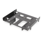 Adaptateur de support de montage Ewent pour disque dur/SSD 5,25" vers disques durs 2,5" et 3,5" - Permet le montage de disques d