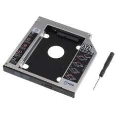Adaptateur Ewent pour disque dur 7/9,5 mm vers lecteur optique 12,7 mm pour ordinateur portable – Vitesse de transfert jusqu'à 6
