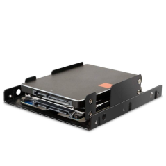 Support de montage pour disque dur/SSD Ewent - Compatible avec 1 disque dur 3,5" ou 2 disques durs/SSD 2,5" - Aluminium massif -