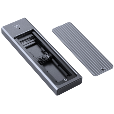 Boîtier externe USB 3.2 USB-C Ewent - SSD, câble USB CC et USB CA - Noir