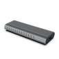 Boîtier externe USB 3.2 Ewent - SSD USB-C sans vis - Câble USB CC et USB CA - Gris