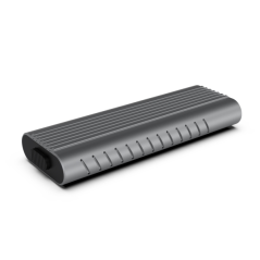 Boîtier externe USB 3.2 Ewent - SSD USB-C sans vis - Câble USB CC et USB CA - Gris