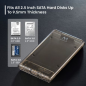 Ewent Caja Externa USB 3.2 - Instalacion sin Herramientas - Plug and Play - SATA 2.5"- Color Transparente