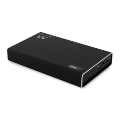 Boîtier externe Ewent pour disque dur/SSD - USB-C 3.2 Gen2 - Aluminium - SSD/HDD 2,5" - Noir