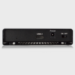 Boîtier externe Ewent pour disque dur/SSD - USB-C 3.2 Gen2 - Aluminium - SSD/HDD 2,5" - Noir