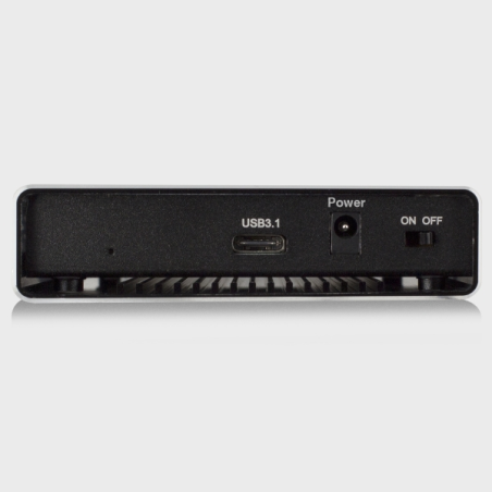 Boîtier externe Ewent pour disque dur/SSD - USB-C 3.2 Gen2 - Aluminium - SSD/HDD 2,5" - Noir