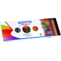 Crayons de couleur aquarelle Giotto Stilnovo Acqarell, lot de 36, forme hexagonale, mine de 3,3 mm, couleurs assorties
