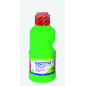 Tempera Fluo Giotto Extra Quality - 250 ml - Prête à l'emploi - Bouteille en PET bio - Couleur vert fluo