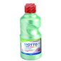 Tempera perlée Giotto Extra Quality - 250 ml - Prête à l'emploi - Bouteille en PET bio - Couleur verte