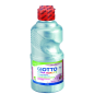 Tempera perlée Giotto Extra Quality - 250 ml - Prête à l'emploi - Bouteille en PET bio - Couleur cyan