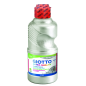 Tempera métallique Giotto Extra Quality - 250 ml - Prête à l'emploi - Bouteille en PET bio - Couleur argent