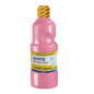 Peinture à l'eau Giotto School - 500 ml - Prête à l'emploi - Super lavable - Flacon en PET bio - Rose