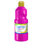Peinture à la détrempe Giotto School - 500 ml - Prête à l'emploi - Super lavable - Flacon en PET bio - Couleur magenta