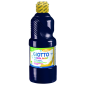 Peinture à l'eau Giotto School - 500 ml - Prête à l'emploi - Super lavable - Flacon en PET bio - Noir
