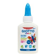 Colle vinylique Giotto Vinilik avec applicateur - 40 g - Couleur blanche