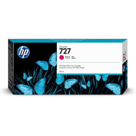HP F9J77A Cartouche d'encre magenta originale - 727