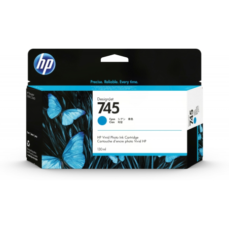 Cartouche d'encre cyan originale HP F9J97A - 745