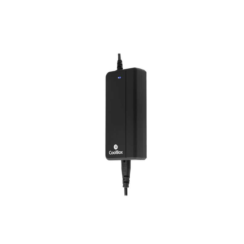 CoolBox Chargeur Automatique Universel pour Ordinateur Portable 90W - Port USB 2.1A pour Smartphones et Tablettes - 14 Connecteu
