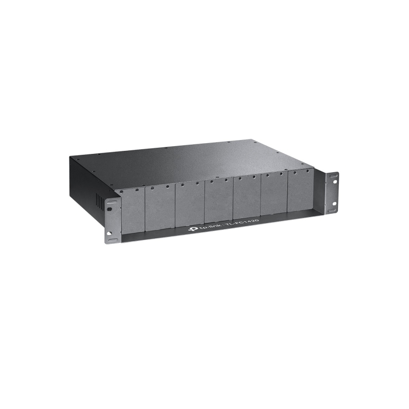 TP-Link Omada FC1420 Chasis Bastidor para 14 Bahias - 19 Pulgadas - 2 Ventiladores - Altura 2U - Color Gris Oscuro