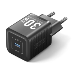 Chargeur mural Vention - 30 W - GaN - USB-C - Charge rapide - Technologie PPS - Noir