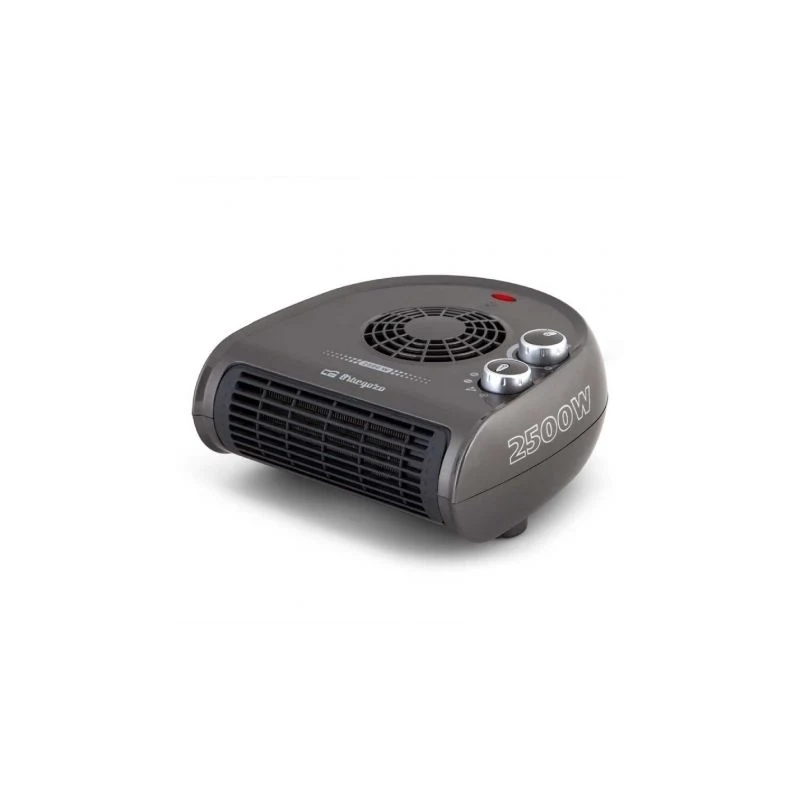 Chauffage Orbegozo FH 5131 2500W - Thermostat réglable - Sélecteur rotatif 3 positions - 2 niveaux de puissance - Fonction venti