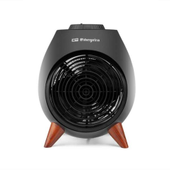 Orbegozo FH 5237 Chauffage Puissant et Sûr - Puissance 2000W - Sélecteur Rotatif 3 Positions - Fonction Ventilateur - Protection