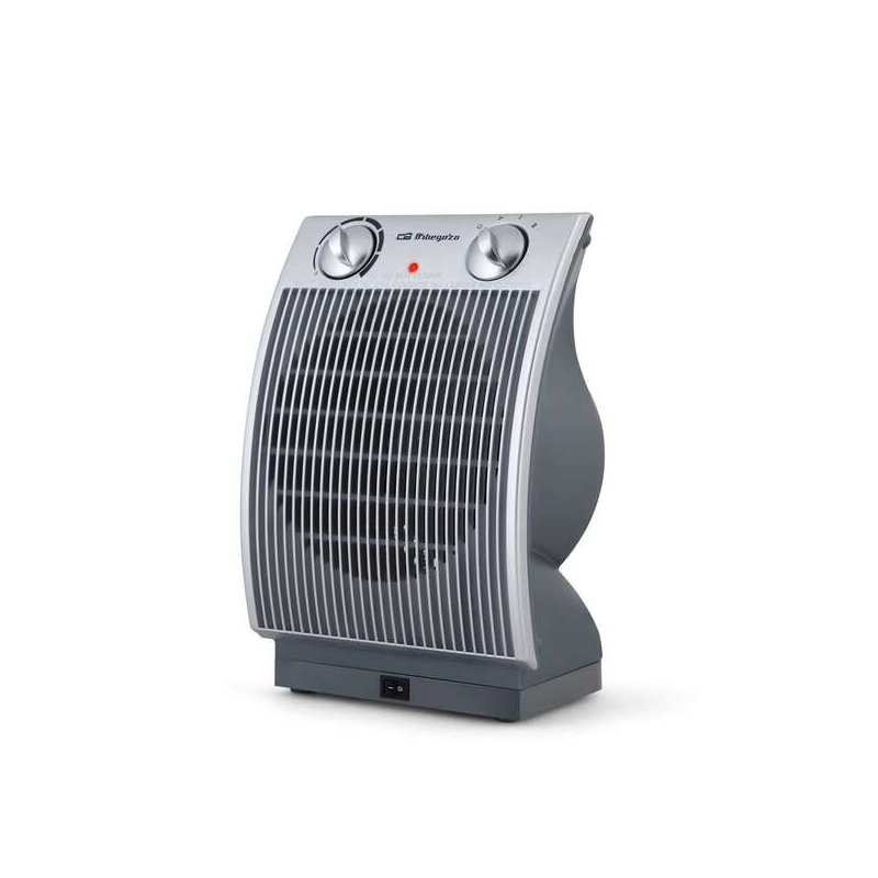 Orbegozo FH 6035 Chauffage Compact et Oscillant - Chaleur Instantanée - Thermostat Réglable - Fonction Ventilateur - Protection