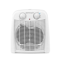 Chauffage de salle de bain Orbegozo FH 7000 IP-21 - Puissance 2000W - 2 niveaux de chauffage - Mode ventilateur - Thermostat rég