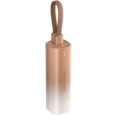 Batterie externe Vention 5000 mAh - Puissance de sortie jusqu'à 20 W - USB-C - Câble USB-C vers Lightning de 11 cm - Dimensions