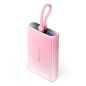 Batterie externe Vention 10 000 mAh - Puissance de sortie jusqu'à 22,5 W - USB-A - USB-C - Écran - Lampe torche LED intégrée - I