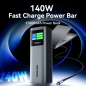 Batterie externe Vention 27 000 mAh - Puissance de sortie jusqu'à 140 W - Alimentation - USB-A - USB-C - Gris