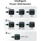 Batterie externe Vention 20 000 mAh - Puissance de sortie jusqu'à 165 W - Câble USB-C intégré - Alimentation - USB-A - USB-C - É