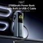 Batterie externe Vention 27 000 mAh - Puissance de sortie jusqu'à 200 W - Câble USB-C intégré - Alimentation - USB-A - USB-C - É