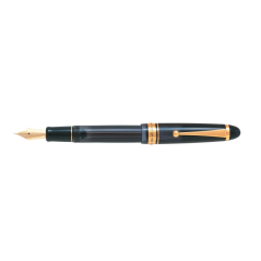 Pilot Custom 823 F Pluma Estilografica - Plumin de Oro de 14K - Cuerpo Negro Transparente - En Estuche de Regalo Individual con