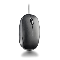 Souris USB-C NGS Flame 1000 dpi - 2 boutons - Ambidextre - Noir