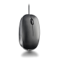Souris USB-C NGS Flame 1000 dpi - 2 boutons - Ambidextre - Noir
