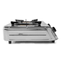 Cuisinière à Gaz Orbegozo FO 2710 - Efficace et Sécuritaire - 2 Brûleurs Triple Couronne - Allumage Piézoélectrique - Inox - Gaz