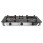 Orbegozo FO 3520 Elegance Cuisinière à Gaz - Allumage Piézoélectrique - 2 Brûleurs Triple Couronne - Sécurité FFD - Acier Inox e