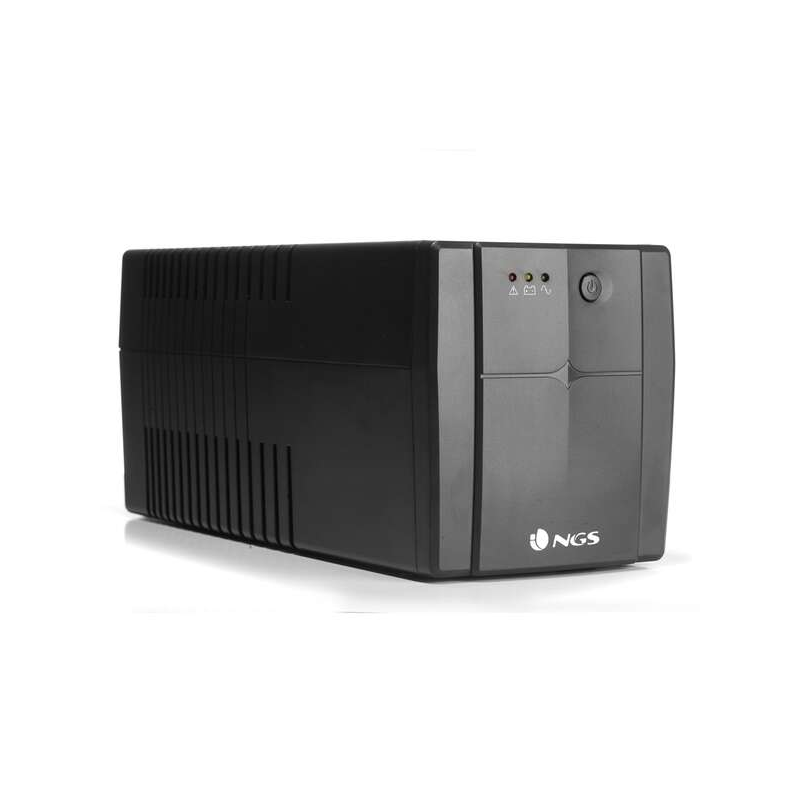 NGS Fortress 1500 V2 UPS 1200VA UPS 720W - Technologie Off Line - Fonction AVR - 4x Schukos - Protection contre les surcharges e