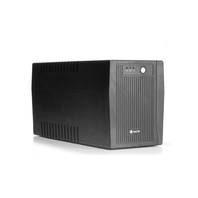 NGS Fortress 2000 V2 UPS 1500VA UPS 900W - Technologie Off Line - Fonction AVR - 4x Schukos - Protection contre les surcharges e