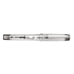 Stylo plume Pilot Prera - Corps transparent - Convertisseur et cartouche d'encre inclus - Noir